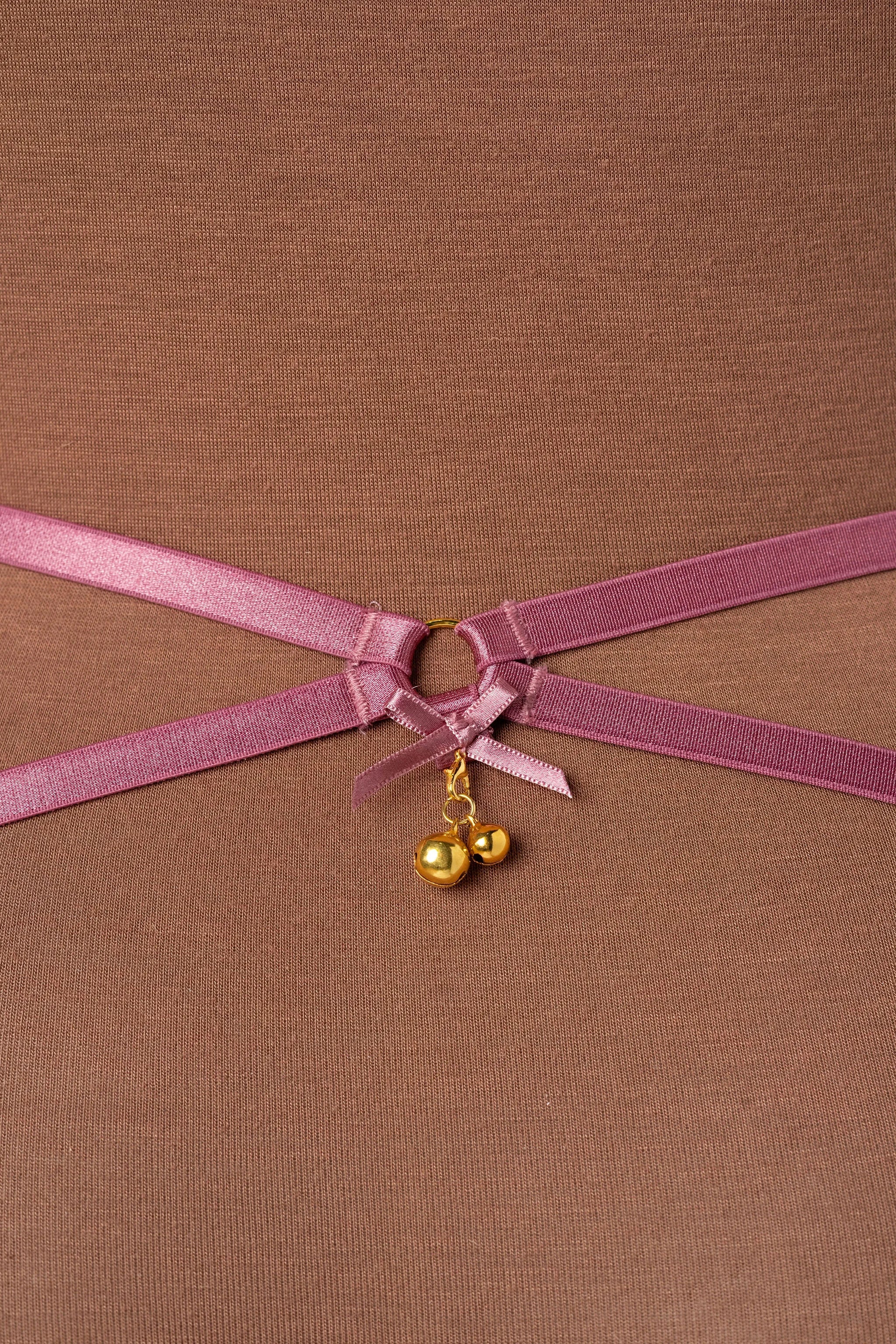 Strappy Ouvert Charm Panty - Sugarplum Pink - Image 6